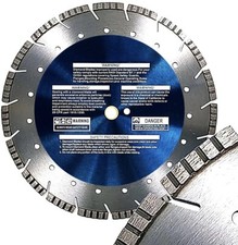 14'' Laser welded diamond blade for concrete masonry fits stihl gas cut-off saw