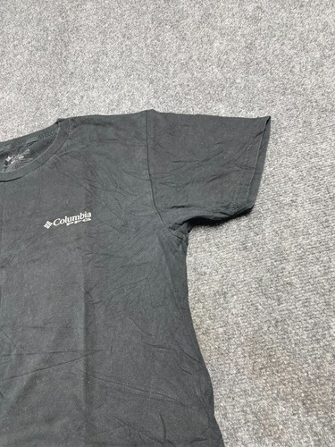Columbia Sportswear Black Men's T-Shirt Short Sleeve Crew Neck Cotton Size L - Bild 3 von 15