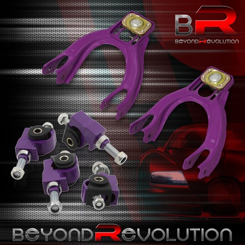 For 1994-2001 Integra DC LS GS Replacement Front Upper Adj. Camber Arm Kit PURPL - Picture 4 of 4