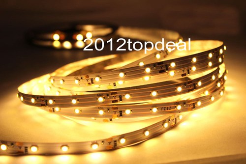 Warm White 5M 300Leds SMD 3528 Flexible Led Strip Lights Ribbon Super Bright 12V - Picture 1 of 3
