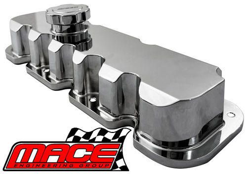 POLISHED ALUMINIUM ROCKER COVERS & GASKETS FOR HOLDEN CALAIS VX VY L67 3.8L V6 - Picture 4 of 5