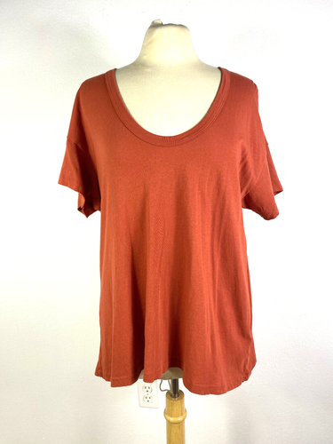 The Great U Neck Tee Size 2 In Terracotta New With Tags Size M - Picture 1 of 11