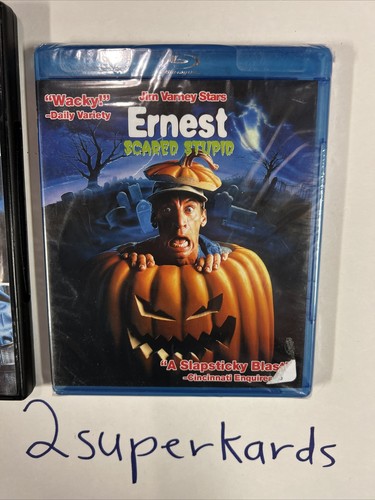 Ernest Scared Stupid Rare OOP Blu-ray 2011 Brand New + Ernest DVD Triple Feature - Picture 2 of 14