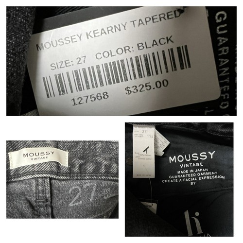 Moussy Kearney Tapered Black Premium Denim Jeans Gr. 27 - Bild 16 von 16