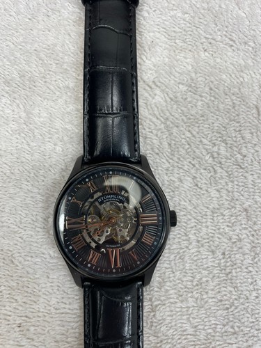 STUHRLING Original Automatic Self Winding Mens Watch ST-90650 Never Worn - Picture 3 of 5