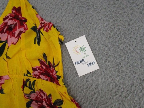 Pacific Vibes Dress Women's Size XL Summer Floral Maxi Flowy Beach NEW - Picture 2 of 12