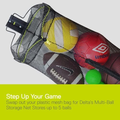 Multi Ball Storage Holder Net by Delta Cycle - Removable for Easy Transport - - Picture 2 of 6