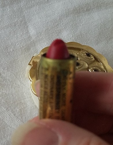 Lápiz labial compacto años 30 - Rachel 2 polvo espejo Muguet perfume Coty NY - - Imagen 13 de 13