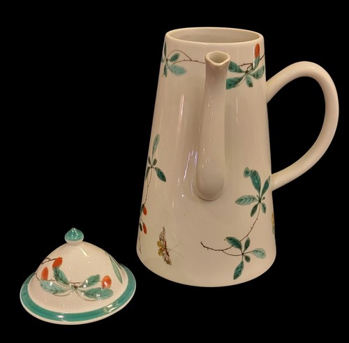 Vintage Mottahedeh Portugal Famille Verte Coffee Pot - Picture 8 of 13