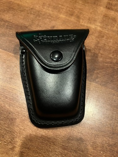 SCHRADE PROFESSIONALS LEATHER HANDCUFF CASE NIB - Picture 1 of 10