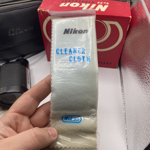 Jumelles compactes Nikon vintage 1979 8x24 7° - RARES AVEC BOITE & papiers ! ~ Japon - Photo 6/24