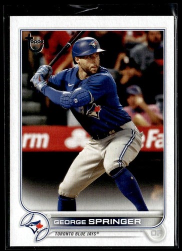 2022 Topps Advanced Stats George Springer /300 Toronto Blue Jays #361 - 第 1/2 張圖片
