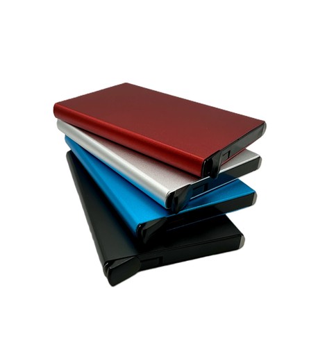 Kartenetui Slim Wallet mit  Mini Kartenbörse Portemonnaie Geldbeutel - Bild 1 von 7