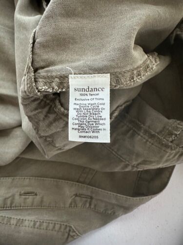 Sundance Wayside Jumpsuit Coveralls Green Button Up Drawstring Size XS Boho - Picture 11 of 11
