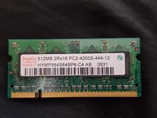 Hynix PC2-4200 512 MB SO-DIMM 533 MHz DDR2 SDRAM Memory (HYMP564S64P6-C4)