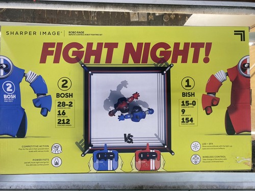 SHARPER IMAGE Robo Rage Fight Night! - Picture 8 of 8