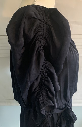 Neu mit Etikett Sugar + Lips dunkelblaues Blouson-Kleid Gr. M - Bild 3 von 8