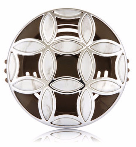 1 Bath Body Works duftender tragbarer Halter GLÄNZEND GEMUSTERT LÜFTUNGSCLIP AUTOEINHEIT FRISCH - Bild 1 von 5