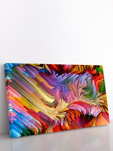 Abstrakt Bild Modern Motiv Horizontal Leinwand Wandbilder Bilder Vlies - Foto 78 di 91
