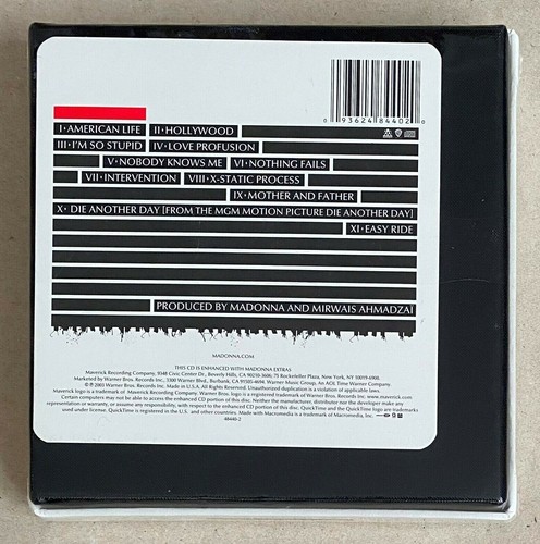 MADONNA * AMERICAN LIFE * US LIMITED EDITION DELUXE CD BOX * SEALED! * HOLLYWOOD - Bild 2 von 6