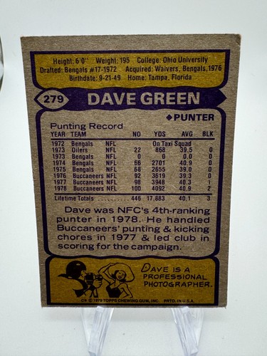 1979 TOPPS FOOTBALL #4- #528 YOU PICK - COMPLETE YOUR SET TODAY - Picture 284 of 496