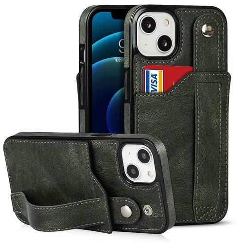 Fr iPhone 15 14 13 12 11 Pro Max Shockproof Leather Kickstand wristb Strap Case - Picture 34 of 62
