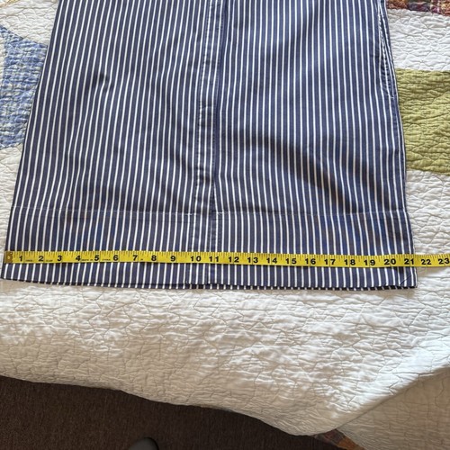 Everlane Shirt Dress Women’s Size 4 Nautical Coastal Striped Poplin Excellent - Picture 12 of 13