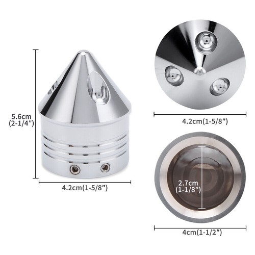 Front Axle Cap Nut Cover CNC Thick Cut For 08-16 Harley Sportster Iron 1200 883 - Picture 3 of 12