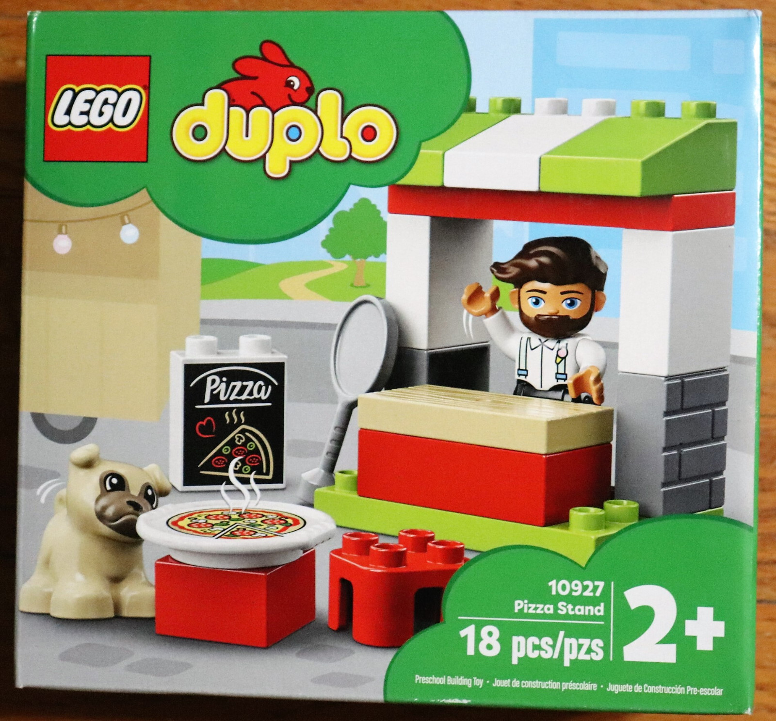 RETIRED LEGO DUPLO Town Pizza Stand (10927) New & Sealed Box/Cute Puppy Pizza