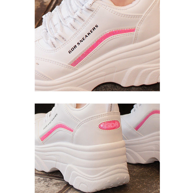 Women High Heel Sneakers Cheerleaders shoes Wedge Wedge Wedge Platforms Cheer Leader c92d74 Women High Heel Sneakers Cheerleaders shoes Wedge Wedge Wedge Platforms Cheer Leader c92d74