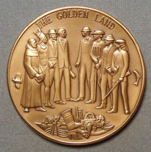 California Bicentennial, 1769 – 1969 (Bär geht links) Das goldene Land (Res - Bild 2 von 2