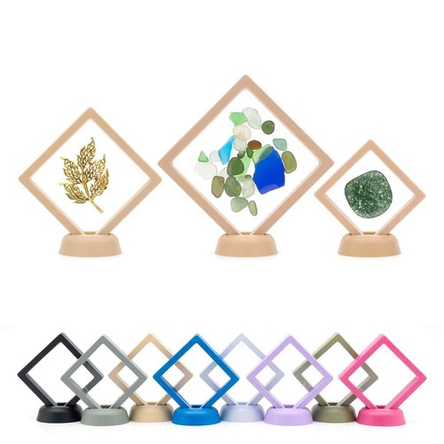 Schweberahmen 3D Display Schmuck Anhänger Münze Ring Box Etui & Ständer 5er-Pack UK - Bild 60 von 89