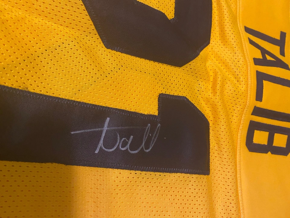 Camiseta Aqib Talib Los Angeles Rams NFL Autografiada Firmada Personalizada Certificado de Autenticidad JSA Foto 4 de 4