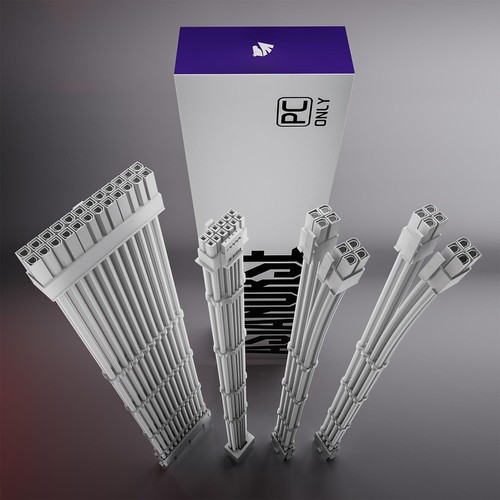 PCIE 5.0 12VHPWR PSU Kabelverlängerung Kit 16AWG Stromversorgungskabel Verlän... - Bild 8 von 8