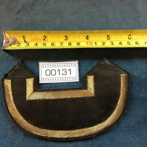 C1870 viktorianische britische Royal Navy Marineoffiziere Gürtel Verschleiß Schutzplatte #131 - Bild 1 von 4