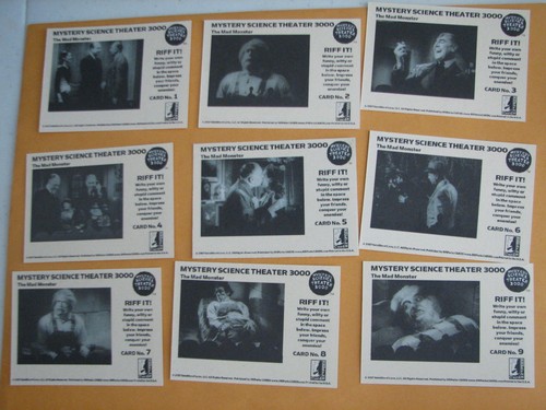 MST3K MYSTERY SCIENCE THEATRE RIFF IT 2017 RRPARKS 36 TARJETAS CON CL L@@K - Imagen 2 de 4