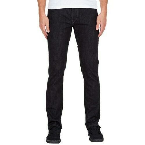 Volcom Herren Vorta Slim Fit Jeans Schwarz Rinser 28x32 A1931501 - Bild 1 von 4