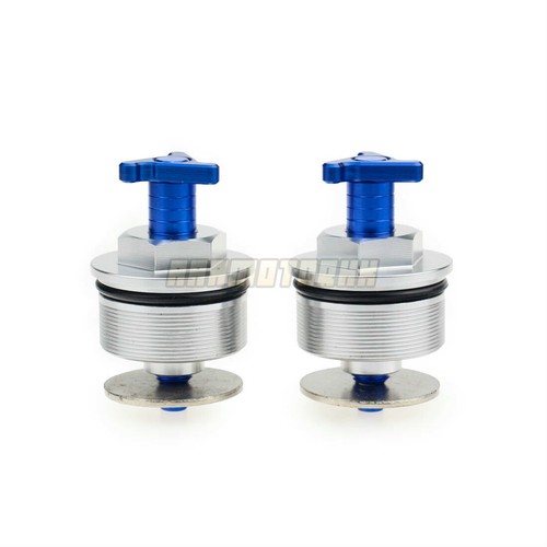 Tapa de horquilla de precarga para Honda NX650 1988-1998 41 mm pernos de horquilla triangular ajustables - Imagen 15 de 16