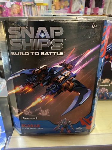 Snap Ships Build to Battle Scarab K.L.A.W. Interceptor - w/The Truth Figure - Picture 1 of 2