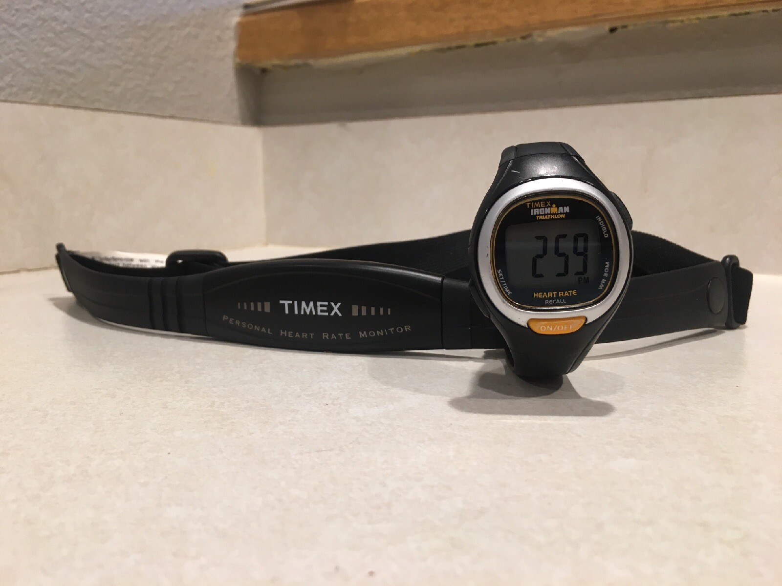 timex heart rate monitor watch with chest strap
