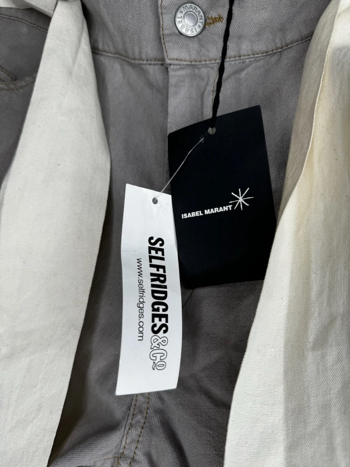 Pantalones cortos para mujer ISABEL MARANT Etoile 100 % algodón cierre de botones talla 1 Foto 2 de 4