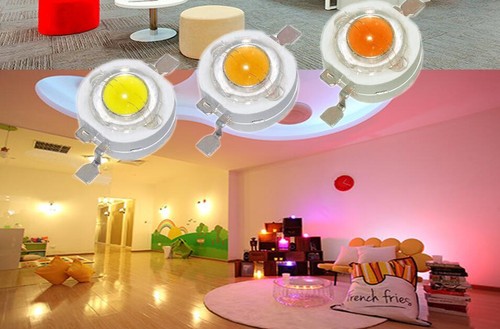 Mini bombilla LED de alta potencia 1W 3W 5W roja/verde/azul/blanca con base estrella de 20 mm - Imagen 4 de 48