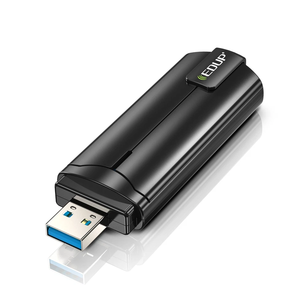 USB 3.0 WiFi 6 Adapter AX 1800Mbps Dual Band Wireless Network LAN Card RTL8832AU - Image 2 of 4