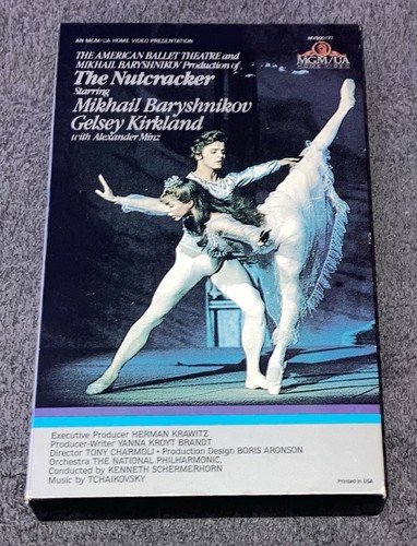 The Nutcracker VHS Mikhail Baryshnikov MGM/UA 1982 Original  Big Box Release - Picture 6 of 6
