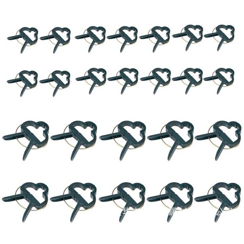 100 Grow Training Orchid Tomato Weatherproof Tie Stem Garden Plant Clips Support - Picture 3 of 12
