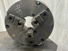 Bison 12" 3 Jaw T&G Heavy Duty Jaws 4" ThruHole Steel Set-Tru Flat Back 8732 95