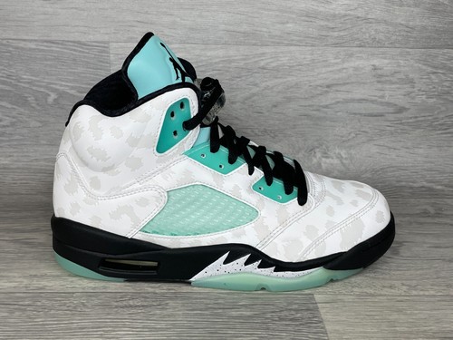 Nike Air Jordan 5 Retro "Island Green" CN2932-100 Taglia: UK 6, EU 40, US 7 - Foto 15 di 24