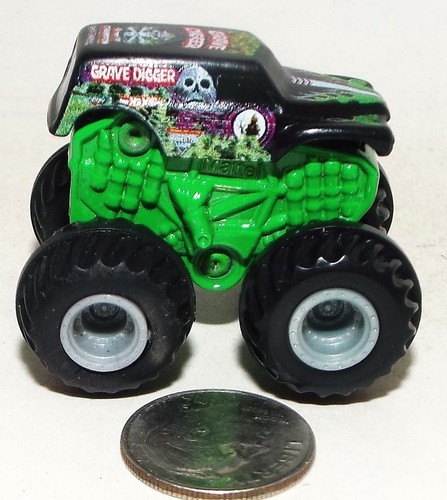 Small Hot Wheels Monster Truck Panel truck marked Grave Digger - Picture 2 of 4