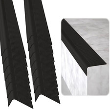 Stair Edge Protector Pack of 15 36X2X1 Inch Anti-Slip Stair Corner Trim Rubber