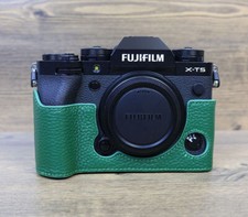 Genuine Leather Camera Half Case Protective Cover Shell for Fujifilm X-T5 XT5
